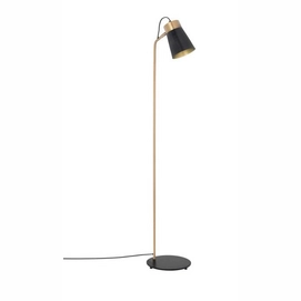 Stehlampe Riverdale Carter Schwarz Gold 147 cm