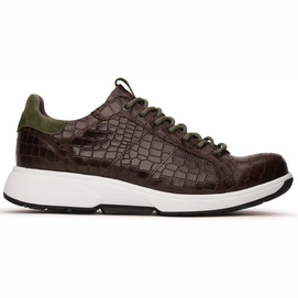 Sneaker Xsensible Stretchwalker Men Lyon Brown Croco
