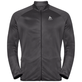 Vest Odlo Men Fli Ceramiwarm Black Odlo Graphite Grey Stripes