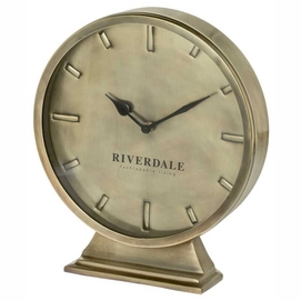 Tafelklok Riverdale Chuck Goud 24 x 20 cm