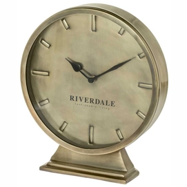 Tafelklok Riverdale Chuck Goud 29 x 25 cm