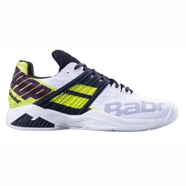 Chaussure de Tennis Babolat Men Propulse Fury Clay White Fluo Aero