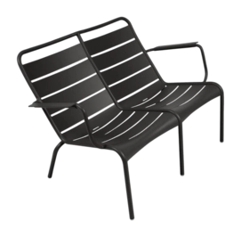 Tuinfauteuil Fermob Luxembourg Duo Low Liquorice