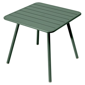 Tafel Fermob Luxembourg Four Leg Cedar Green 80 x 80 cm