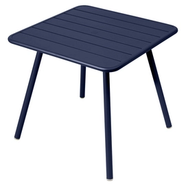 Tafel Fermob Luxembourg Four Leg Deep Blue 80 x 80 cm