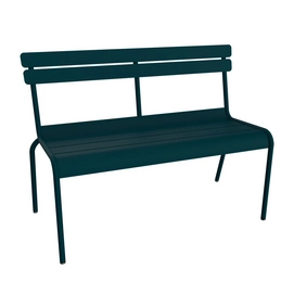 Tuinbank Fermob Luxembourg 2/3 Seater With Backrest Acapulco Blue