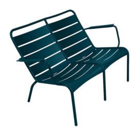 Tuinfauteuil Fermob Luxembourg Duo Low Acapulco Blue