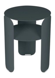 Bijzettafel Fermob Bebop Side Storm Grey Ø35