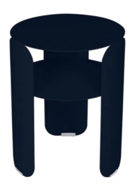 Bijzettafel Fermob Bebop Side Deep Blue Ø35