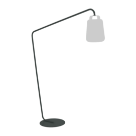 Vloerlamp Fermob Balad Offset Stand Anthracite
