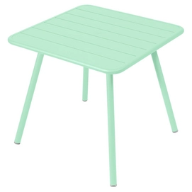 Tafel Fermob Luxembourg Four Leg Opaline Green 80 x 80 cm