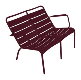 Tuinfauteuil Fermob Luxembourg Duo Low Black Cherry