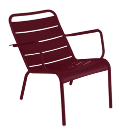 Tuinfauteuil Fermob Luxembourg Low Black Cherry
