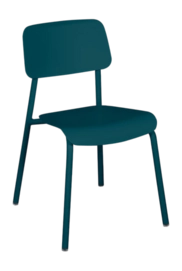 Tuinstoel Fermob Studie Without Armrest Acapulco Blue