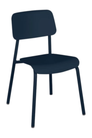 Tuinstoel Fermob Studie Without Armrest Deep Blue