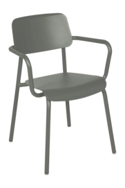 Chaise de Jardin Fermob Studie With Armrest Rosemary