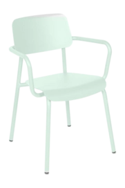 Fauteuil de Jardin Fermob Studie With Armrest Ice Mint