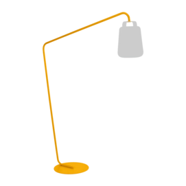 Vloerlamp Fermob Balad Offset Stand Honey