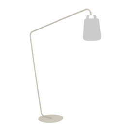Vloerlamp Fermob Balad Offset Stand Clay Grey