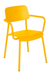 Tuinfauteuil Fermob Studie With Armrest Honey