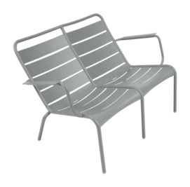 Tuinfauteuil Fermob Luxembourg Duo Low Lapilli Grey