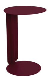 Bijzettafel Fermob Bebop Offset Black Cherry Ø40