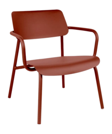 Loungefauteuil Fermob Studie Red Ochre