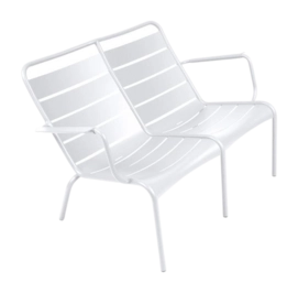 Tuinfauteuil Fermob Luxembourg Duo Low Cotton White