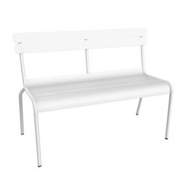Tuinbank Fermob Luxembourg 2/3 Seater With Backrest Cotton White