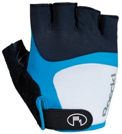 Fietshandschoen Roeckl Badi White Blue