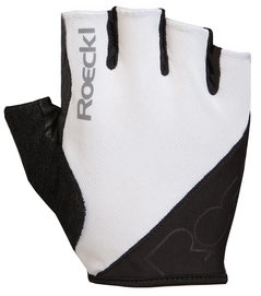 Fietshandschoen Roeckl Bologna White Black