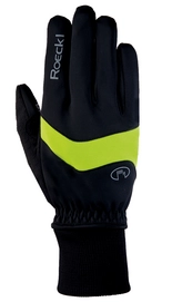 Fietshandschoen Roeckl Men Palacino Black Yellow