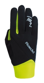 Fietshandschoen Roeckl Prag Black Yellow