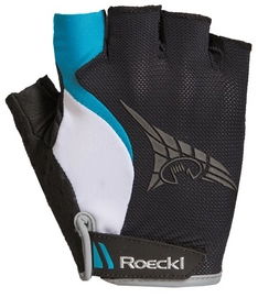 Fietshandschoen Roeckl Inverno Black Hawaii Blue