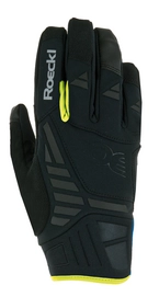 Fietshandschoen Roeckl Men Reintal Black Yellow