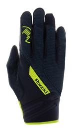 Fietshandschoen Roeckl Renon Black Yellow