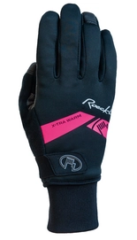 Fietshandschoen Roeckl Women Villach Black Pink