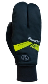 Fietshandschoen Roeckl Villach Lobster Black Yellow
