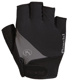 Fietshandschoen Roeckl Napoli Black Grey