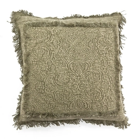 Sierkussen By-Boo Floret Green 45 x 45 cm