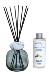Bâtonnets Parfumés Maison Berger Bleu Marbre Blanc Thé Blanc Pureté
