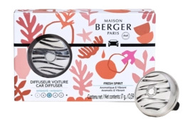 Car perfume Maison Berger Starter Set Estival + Refill Fresh Spirit