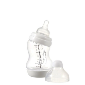 Babyfles Difrax Wide-S 200 ml Wit
