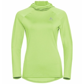 Maillot de Corps Odlo Women Midlayer Hoody Zeroweight Ceramiwarm Tomatillo