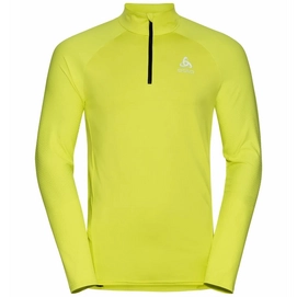 Longsleeve Odlo Men Midlayer 1/2 Zip Zeroweight Ceramiwarm Limeade