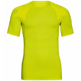 Maillot de Sport Odlo Men Crew Neck S/S Active Spine Evening Primrose
