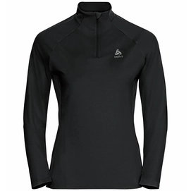 Langarmshirt Odlo Midlayer 1/2 Zip Essential Ceramiwarm Black Damen