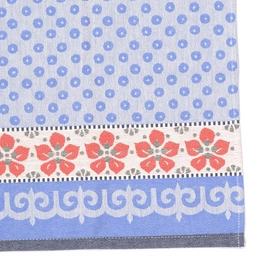 Keukendoek Bunzlau Castle Violets Royal Blauw