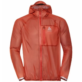 Jacke Odlo Zeroweight Dual Dry Waterproof Mandarin Red Herren