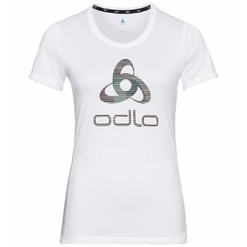 Sport-Shirt Odlo Element Light Print White Placed Print Damen